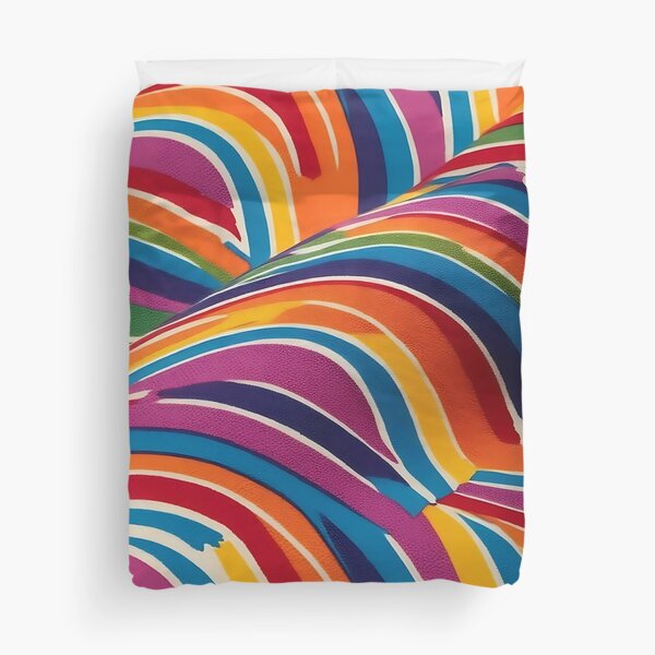 Item preview, Fun Rainbow Fabric Pattern designed and sold by PaperCraftersUk.