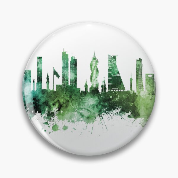 Item preview, Jeddah Saudi Arabia Skyline designed and sold by ArtPrints.