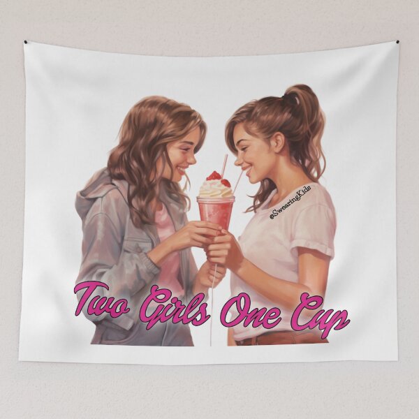 Item preview, Two Girls One Cup designed and sold by SwearingKids.