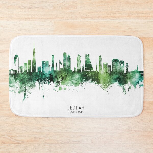 Artikelvorschau, Skyline von Dschidda, Saudi-Arabien entworfen und verkauft von ArtPrints.