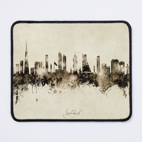 Item preview, Jeddah Saudi Arabia Skyline designed and sold by ArtPrints.