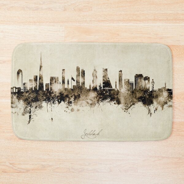 Item preview, Jeddah Saudi Arabia Skyline designed and sold by ArtPrints.