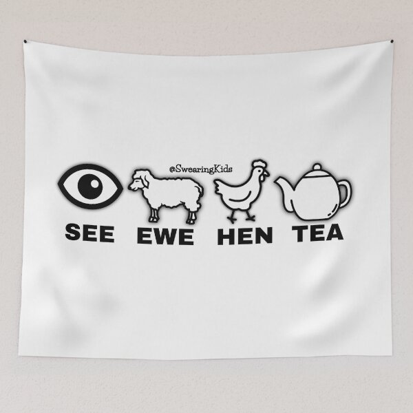 Item preview, See Ewe Hen Tea designed and sold by SwearingKids.