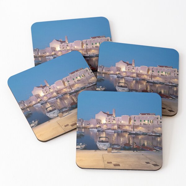 Item preview, Giovinazzo: Sunset Harbor View designed and sold by EpicVistas.
