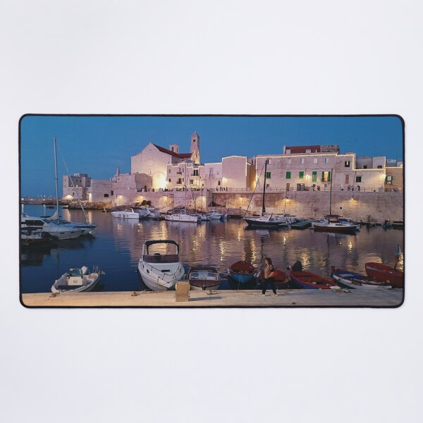 Item preview, Giovinazzo: Sunset Harbor View designed and sold by EpicVistas.