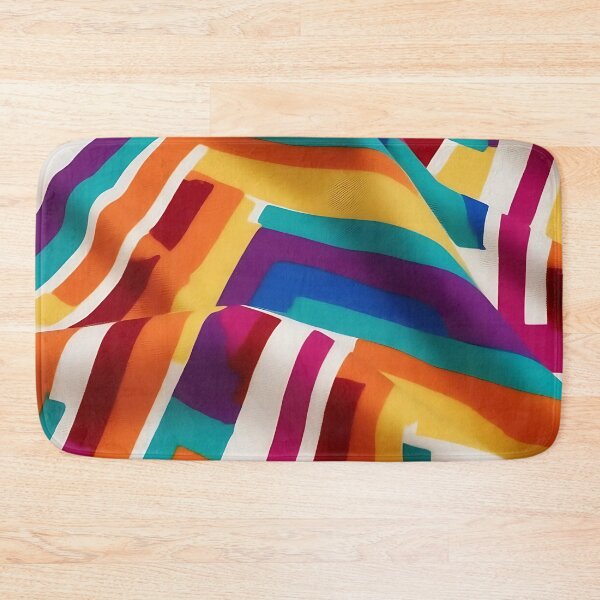Item preview, Bright Rainbow Fabric Pattern designed and sold by PaperCraftersUk.