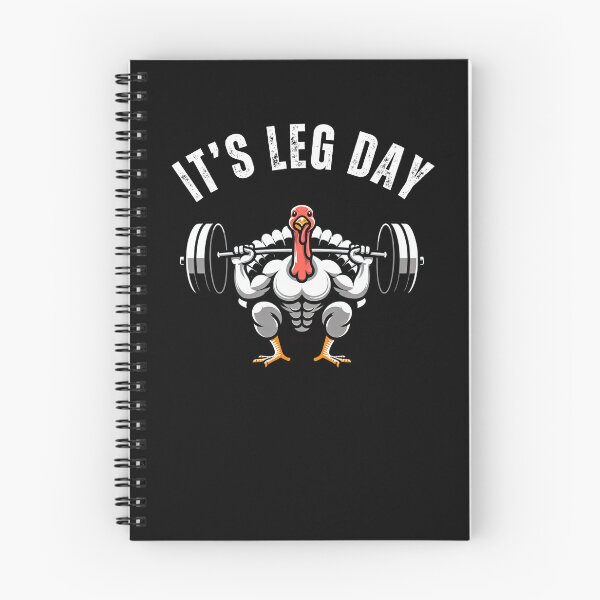 Item preview, It's Leg Day funny thanksgiving gym muscle turkey squatting designed and sold by snowry.