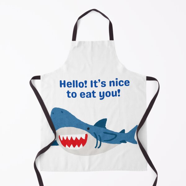 Item preview, Nice to eat you shark designed and sold by fabartforyou.