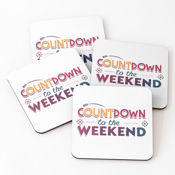 Item preview, Countdown to the Weekend designed and sold by PrintandJoy.