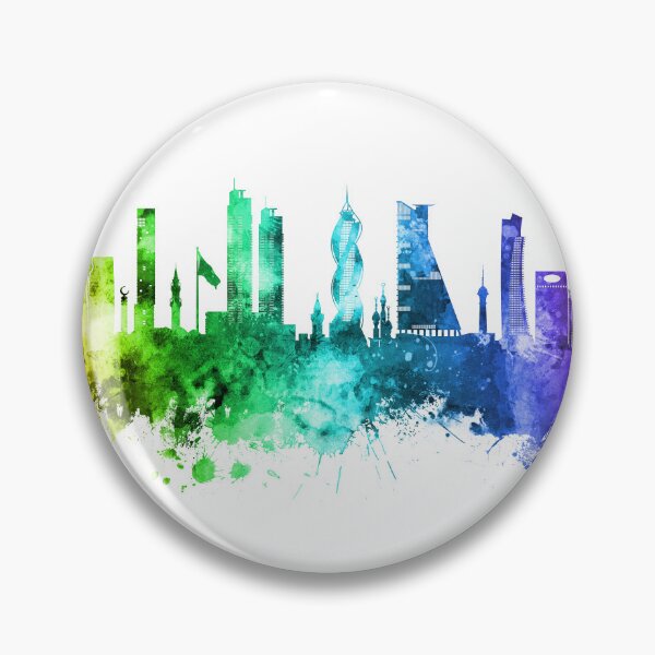 Artikelvorschau, Skyline von Dschidda, Saudi-Arabien entworfen und verkauft von ArtPrints.