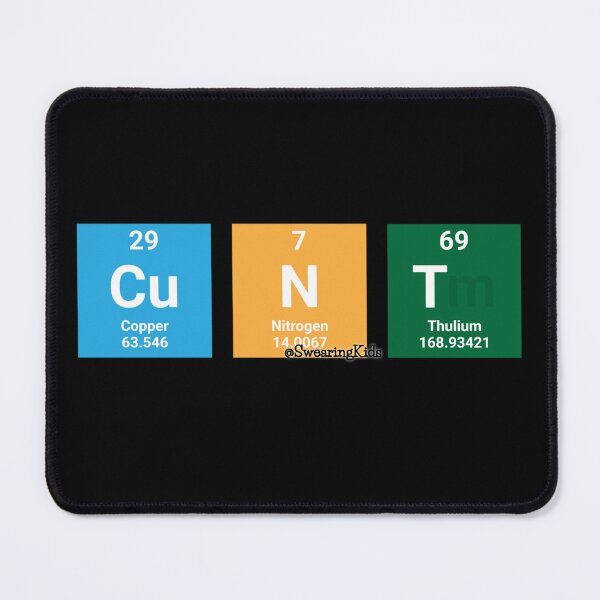 Item preview, Periodic Cunt designed and sold by SwearingKids.