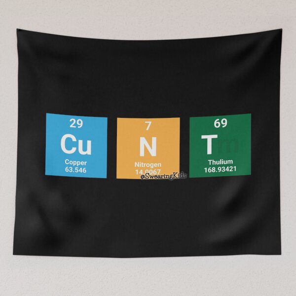 Item preview, Periodic Cunt designed and sold by SwearingKids.
