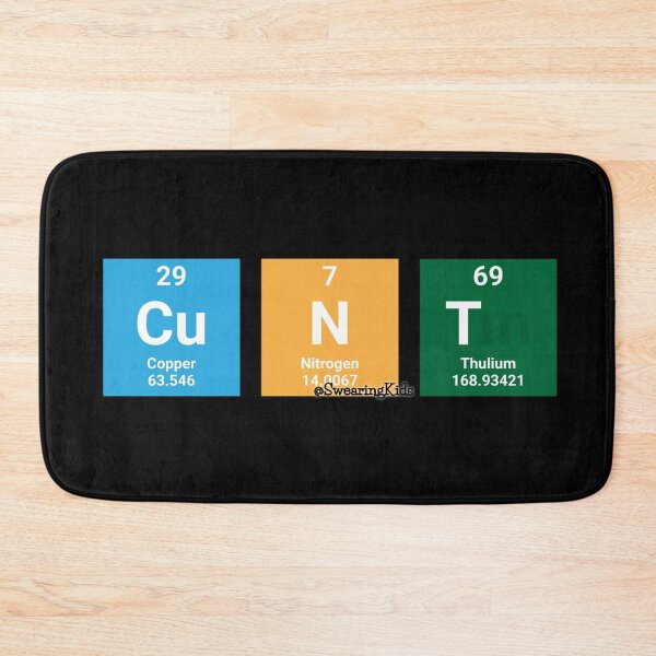 Item preview, Periodic Cunt designed and sold by SwearingKids.