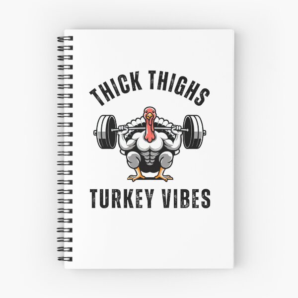 Item preview, Thick Thighs Turkey vibes thanksgiving muscle turkey humor designed and sold by snowry.