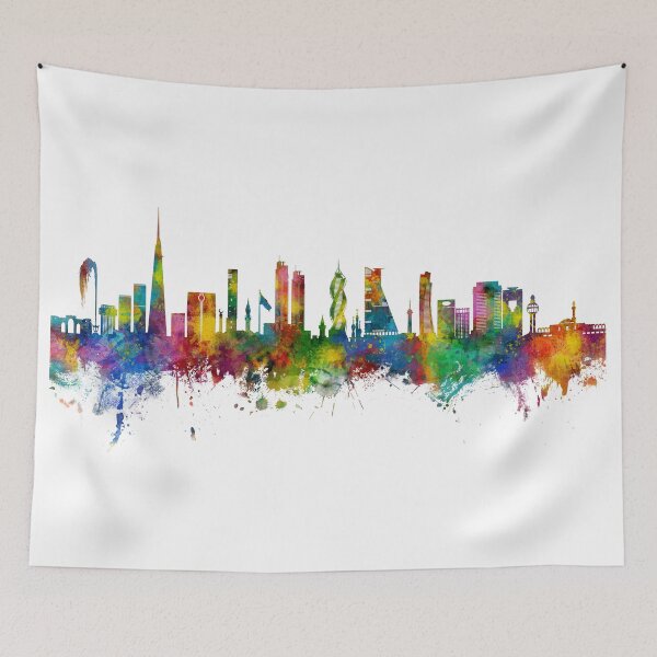 Artikelvorschau, Skyline von Dschidda, Saudi-Arabien entworfen und verkauft von ArtPrints.