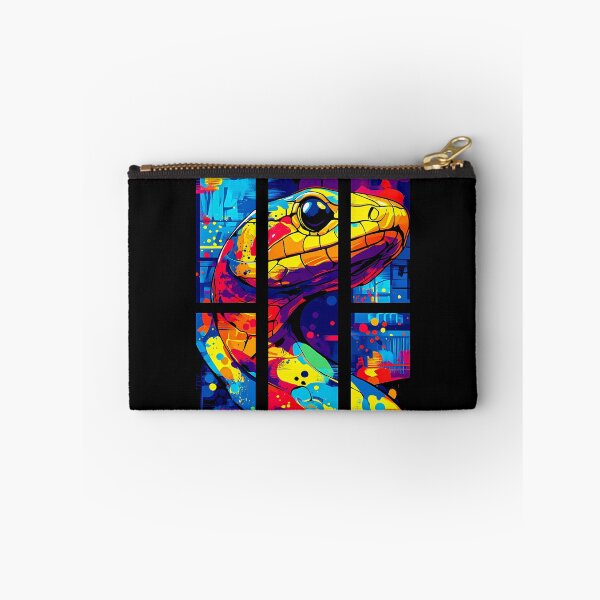 Item preview, Vibrant Snake Art – Abstract Wildlife designed and sold by Taans-Creation.