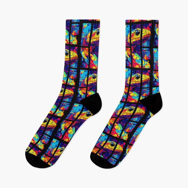 Item preview, Vibrant Snake Art – Abstract Wildlife designed and sold by Taans-Creation.