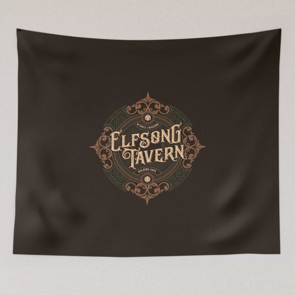Item preview, Baldur's Gate 3: Elfsong Tavern designed and sold by firlachieldraws.