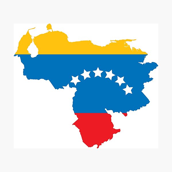 Item preview, Venezuela Flag Map designed and sold by dk80.