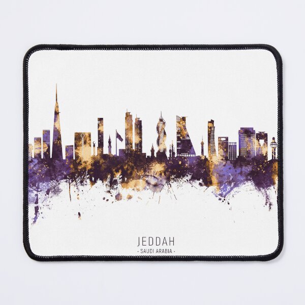 Item preview, Jeddah Saudi Arabia Skyline designed and sold by ArtPrints.