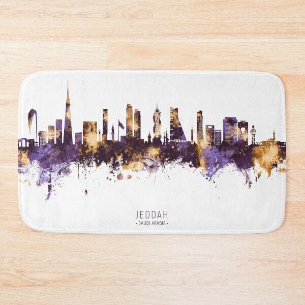 Item preview, Jeddah Saudi Arabia Skyline designed and sold by ArtPrints.