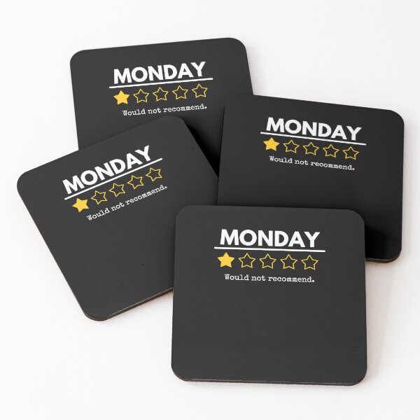 Item preview, Monday Would Not Recommend One Star funny office humor designed and sold by snowry.