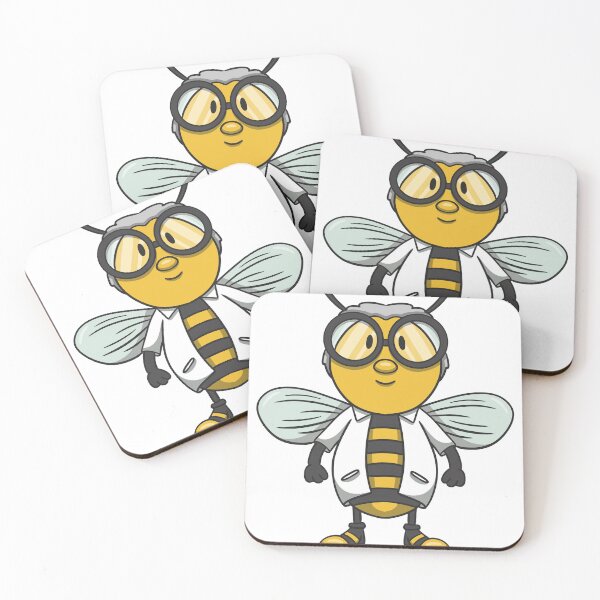 Item preview, Scientist Bee in Glasses designed and sold by TurtleDojo.