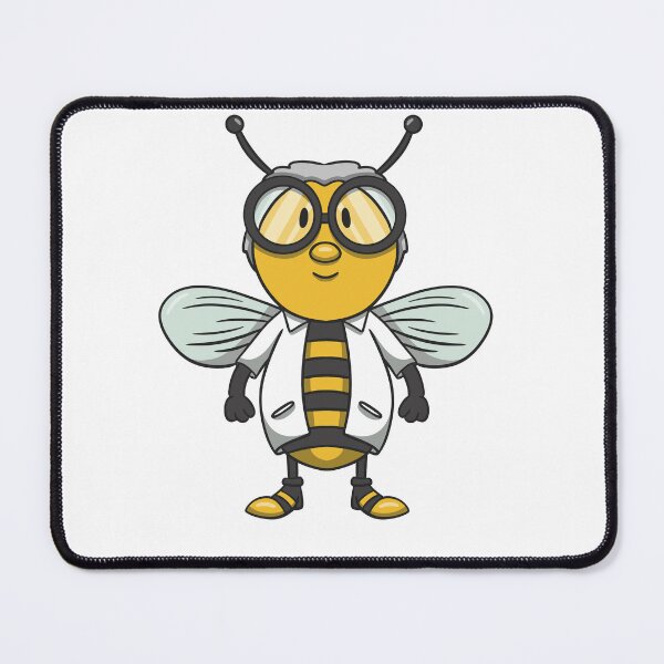 Item preview, Scientist Bee in Glasses designed and sold by TurtleDojo.