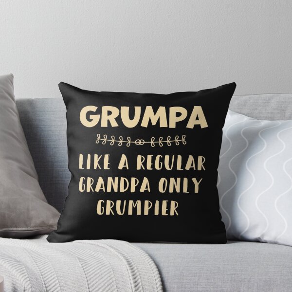 Item preview, GRUMPA Like A Regular Grandpa Only Grumpier Fathers Day T-Shirt designed and sold by StreetArtPro.