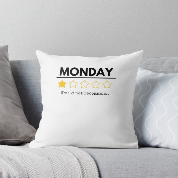 Item preview, Monday Would Not Recommend One Star funny office joke designed and sold by snowry.