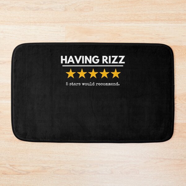 Item preview, Having Rizz 5 stars would recommend funny rizz humor designed and sold by snowry.