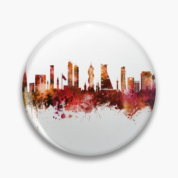 Item preview, Jeddah Saudi Arabia Skyline designed and sold by ArtPrints.