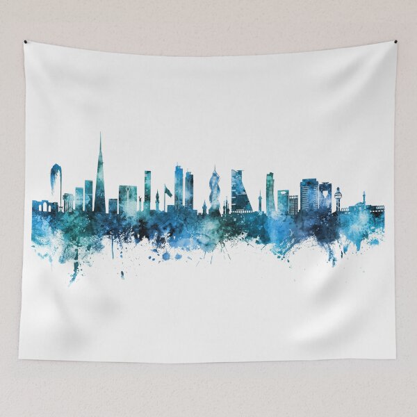 Artikelvorschau, Skyline von Dschidda, Saudi-Arabien entworfen und verkauft von ArtPrints.