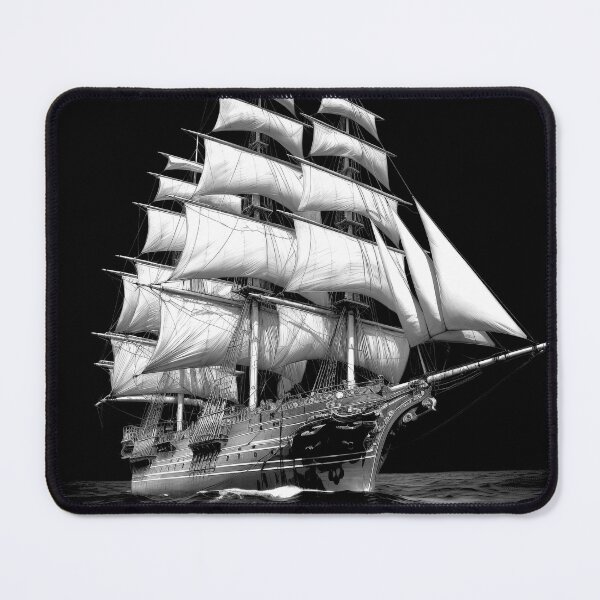 Item preview, Detailed Sailing Ship Sketch designed and sold by TurtleDojo.