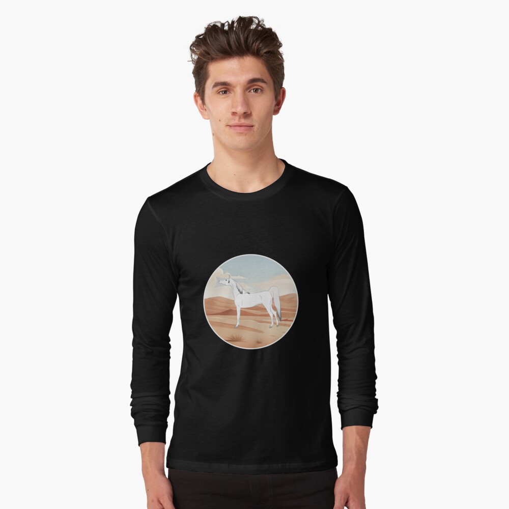 Aperçu de l'œuvre T-shirt manches longues créée et vendue par WebEquitation.