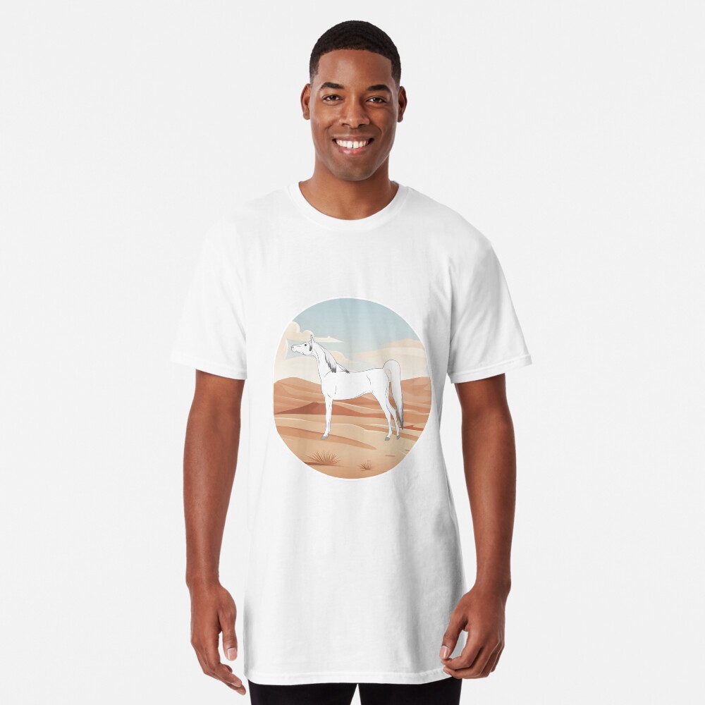 Aperçu de l'œuvre T-shirt long créée et vendue par WebEquitation.