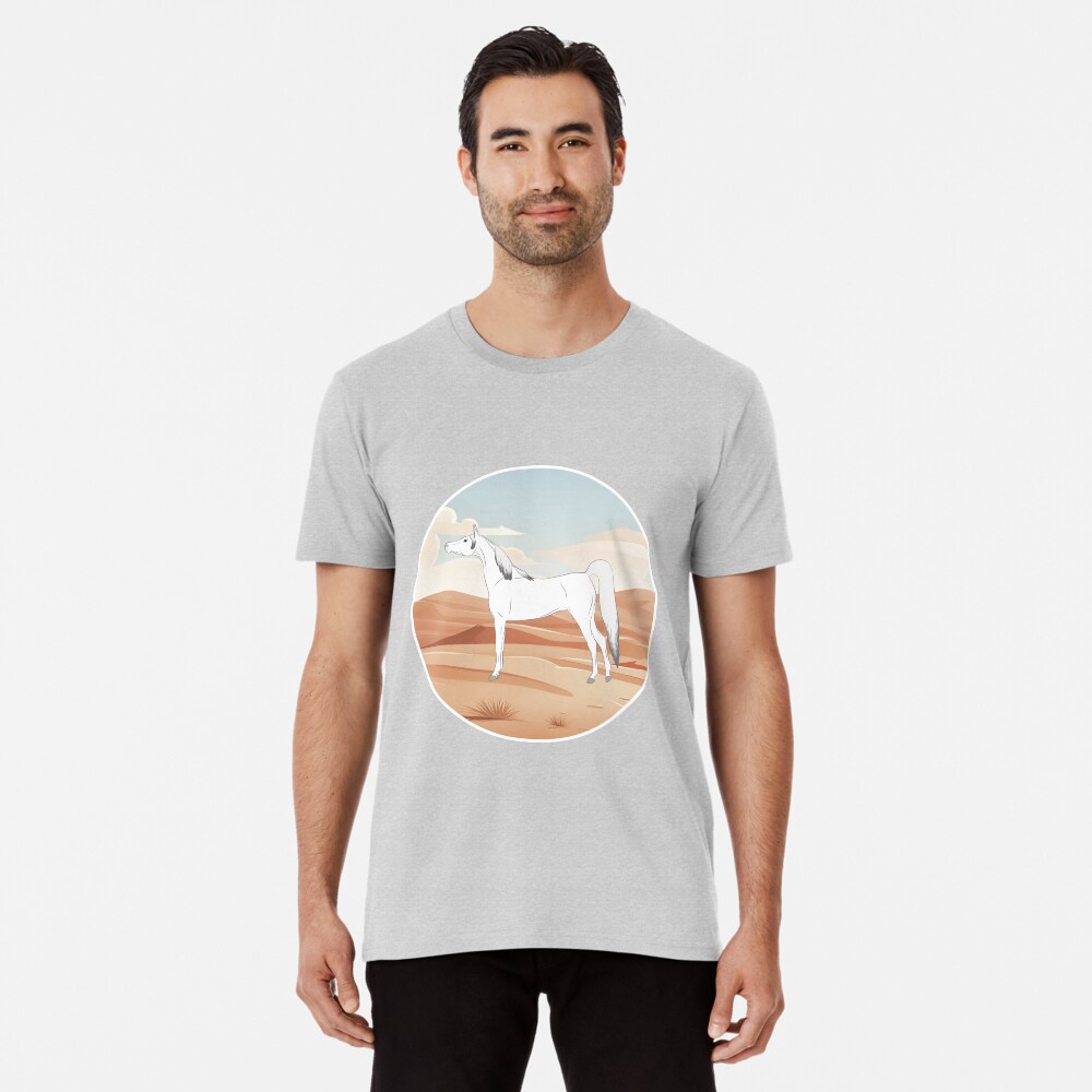 Aperçu de l'œuvre T-shirt premium créée et vendue par WebEquitation.