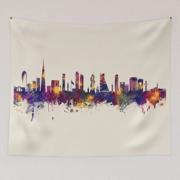 Artikelvorschau, Skyline von Dschidda, Saudi-Arabien entworfen und verkauft von ArtPrints.
