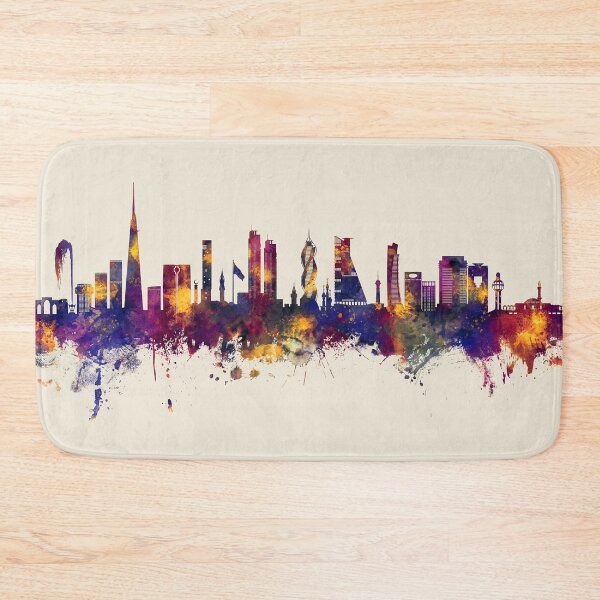Item preview, Jeddah Saudi Arabia Skyline designed and sold by ArtPrints.