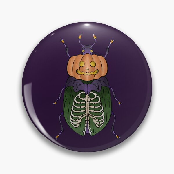 Item preview, Halloween Beetle designed and sold by CloudyAppleArt.