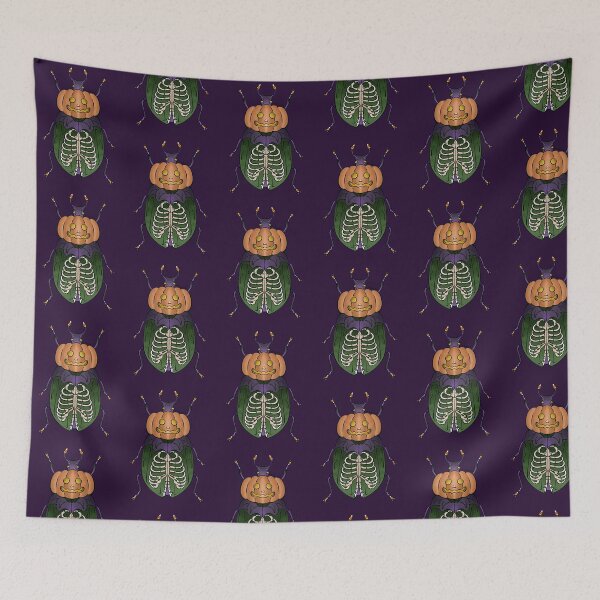Item preview, Halloween Beetle designed and sold by CloudyAppleArt.