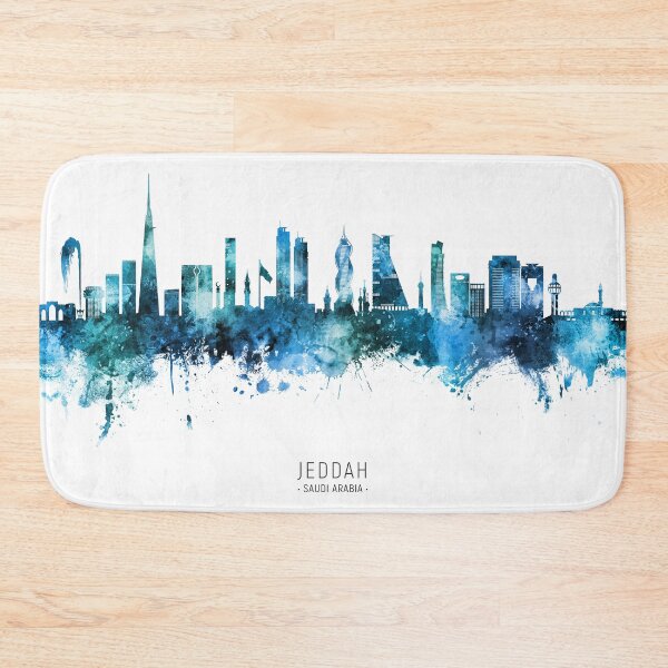 Item preview, Jeddah Saudi Arabia Skyline designed and sold by ArtPrints.