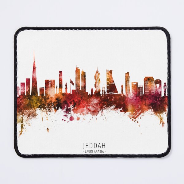 Item preview, Jeddah Saudi Arabia Skyline designed and sold by ArtPrints.
