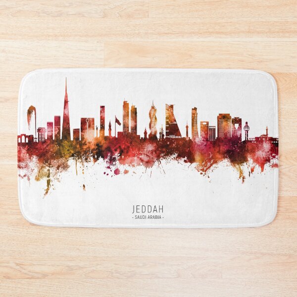 Item preview, Jeddah Saudi Arabia Skyline designed and sold by ArtPrints.