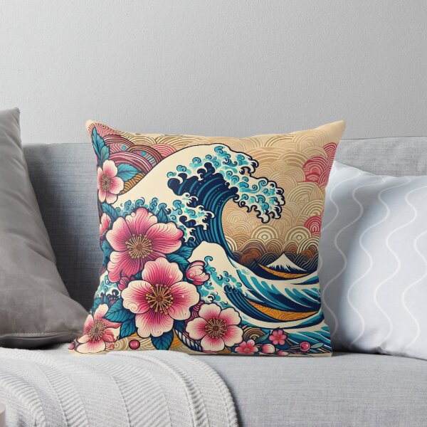 Item preview, big wave and sakura designed and sold by aliraweb.