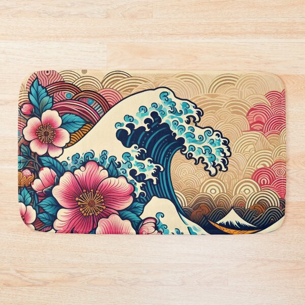 Item preview, big wave and sakura designed and sold by aliraweb.
