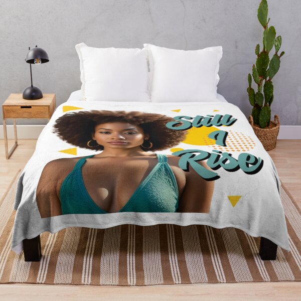 Item preview, Still I Rise – Bold Afro Beauty Empowerment Art designed and sold by QPTheeArtist.