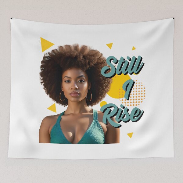 Item preview, Still I Rise – Bold Afro Beauty Empowerment Art designed and sold by QPTheeArtist.