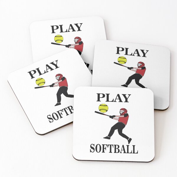 Item preview, Softball Player Play Softball designed and sold by Nisha Prabhu.