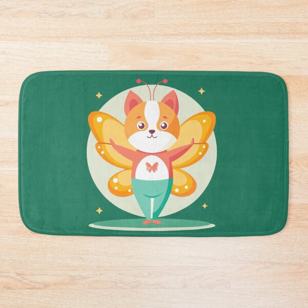 Item preview, Butterfly Dog Yoga - Cute Animal Character Design designed and sold by ANGOON7455.